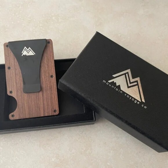 Mountain Voyage Slim Minimalist RFID Blocking Men Wallet Money Clip - Picture 1 of 1
